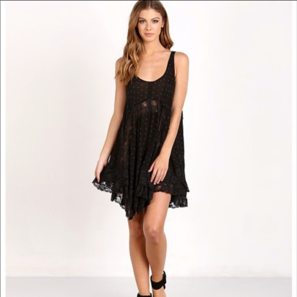 NWOT Free People She Swings Slip Mini Dress
